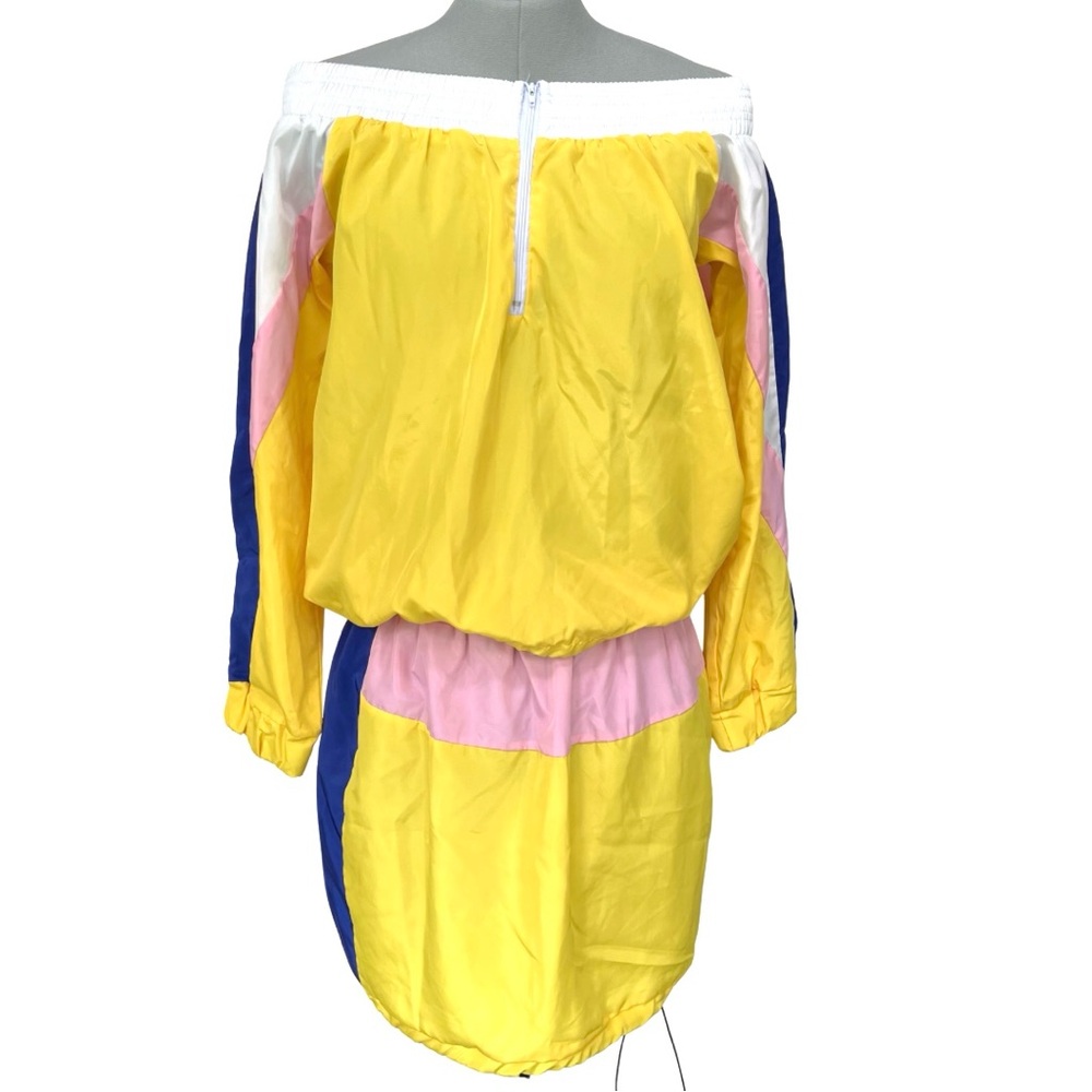 Vintage matching Color block set women’s large